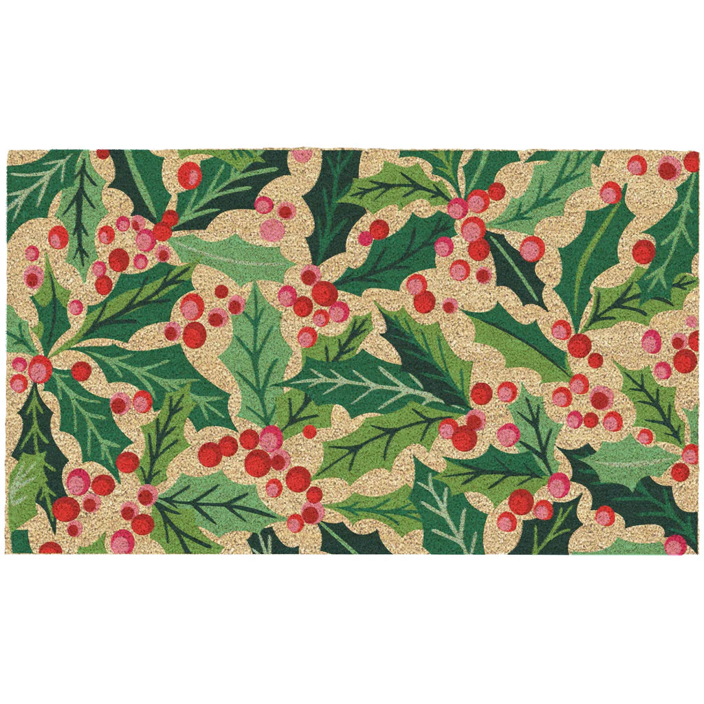 Holly Jolly Doormat