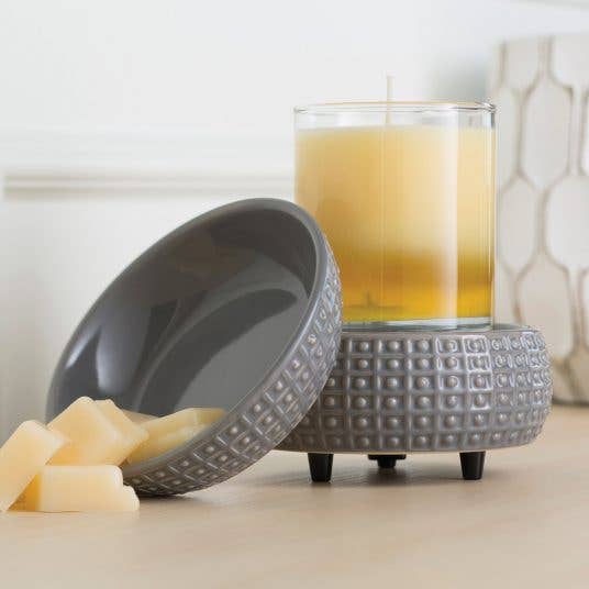 Slate 2-in-1 classic warmer rustic white