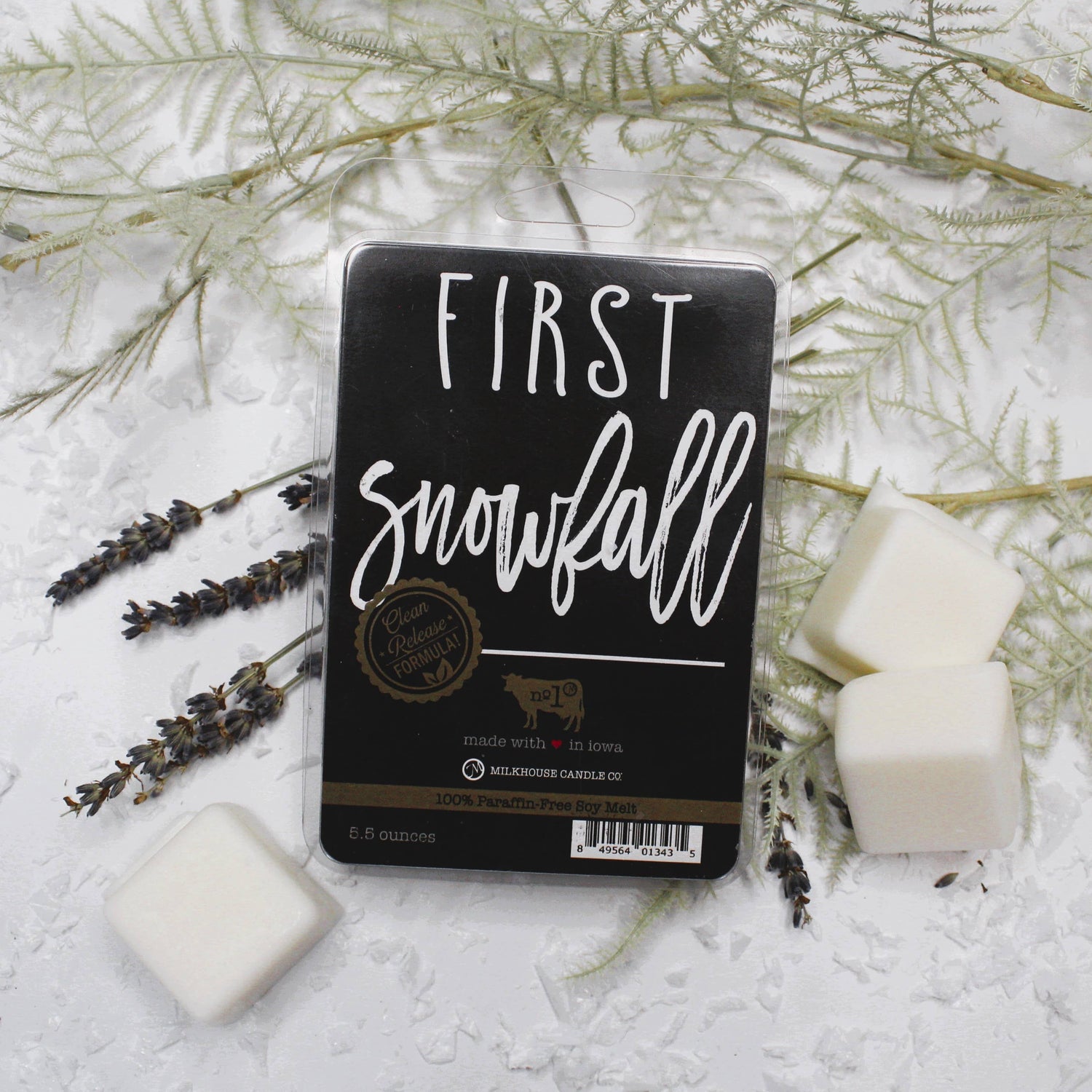 5.5 oz Wax Melts Christmas: First Snowfall