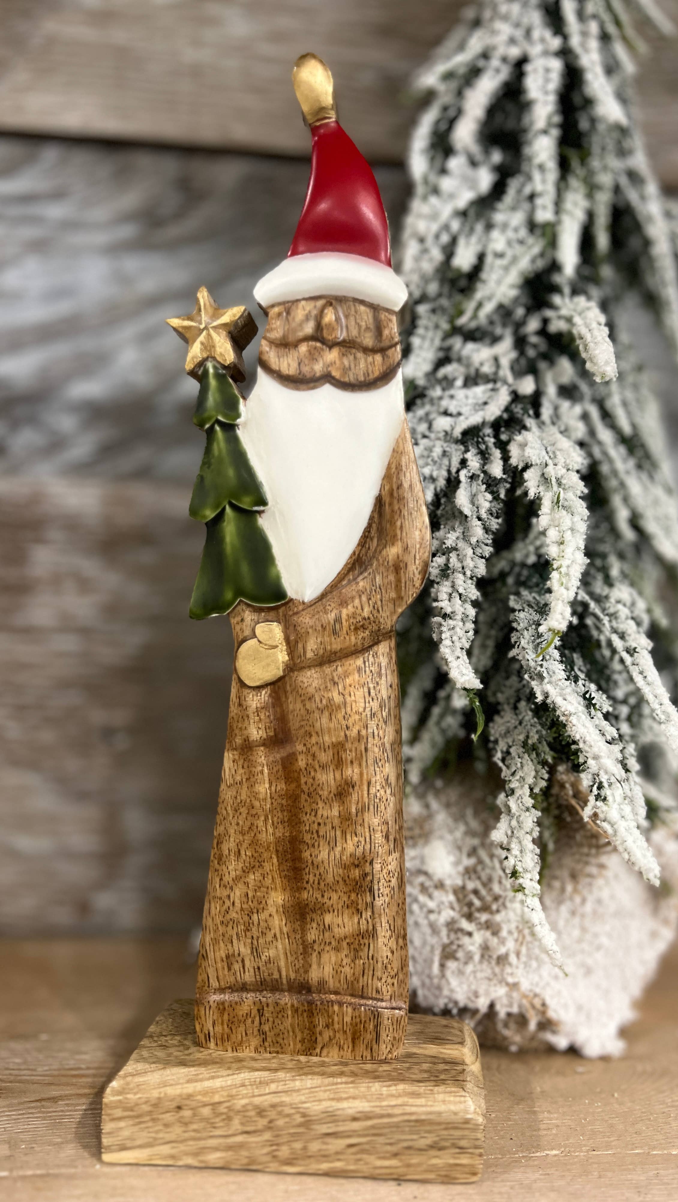 Small Santa With Tree