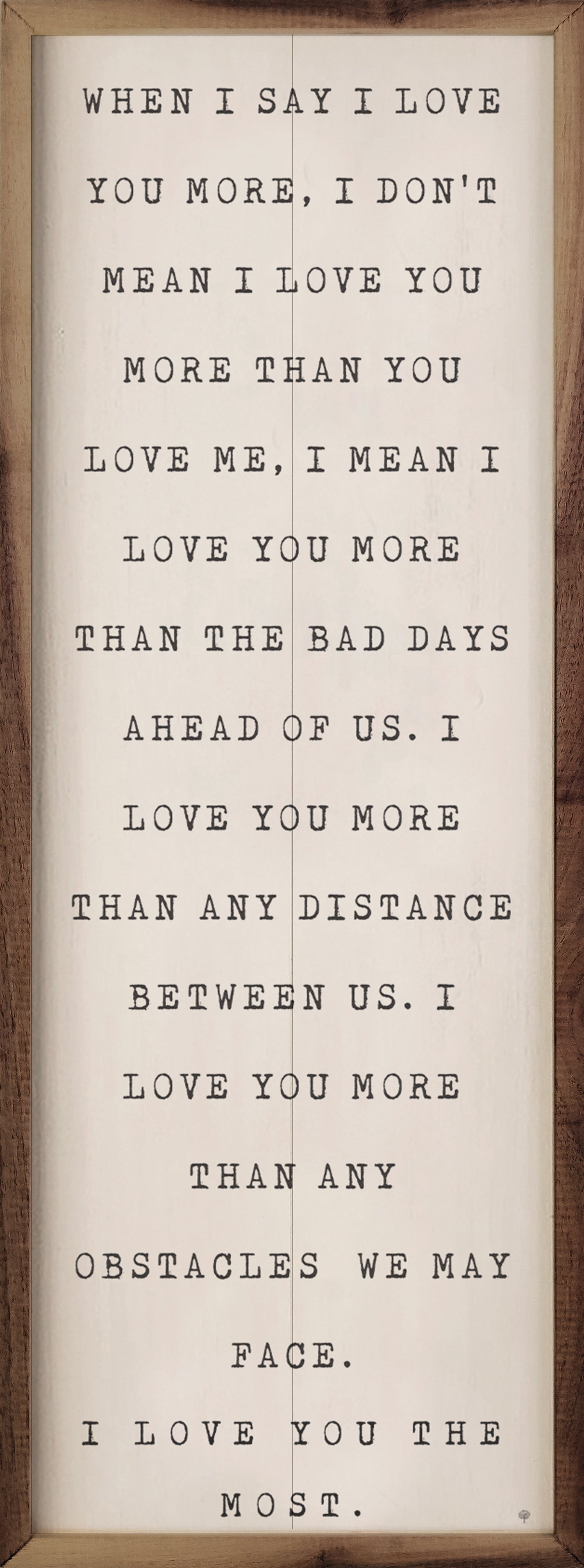 Love You More White