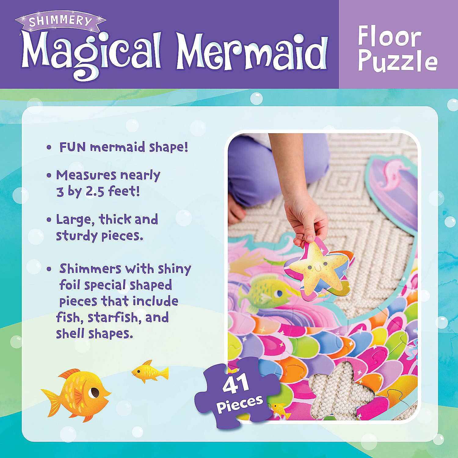 Floor Puzzle: Magical Mermaid