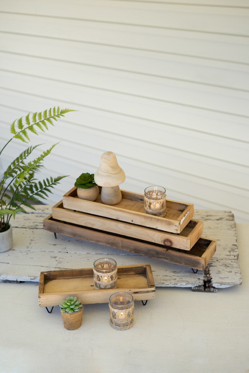 Wood & Wire Tray