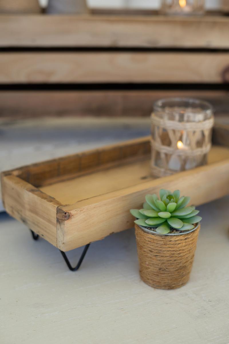 Wood & Wire Tray