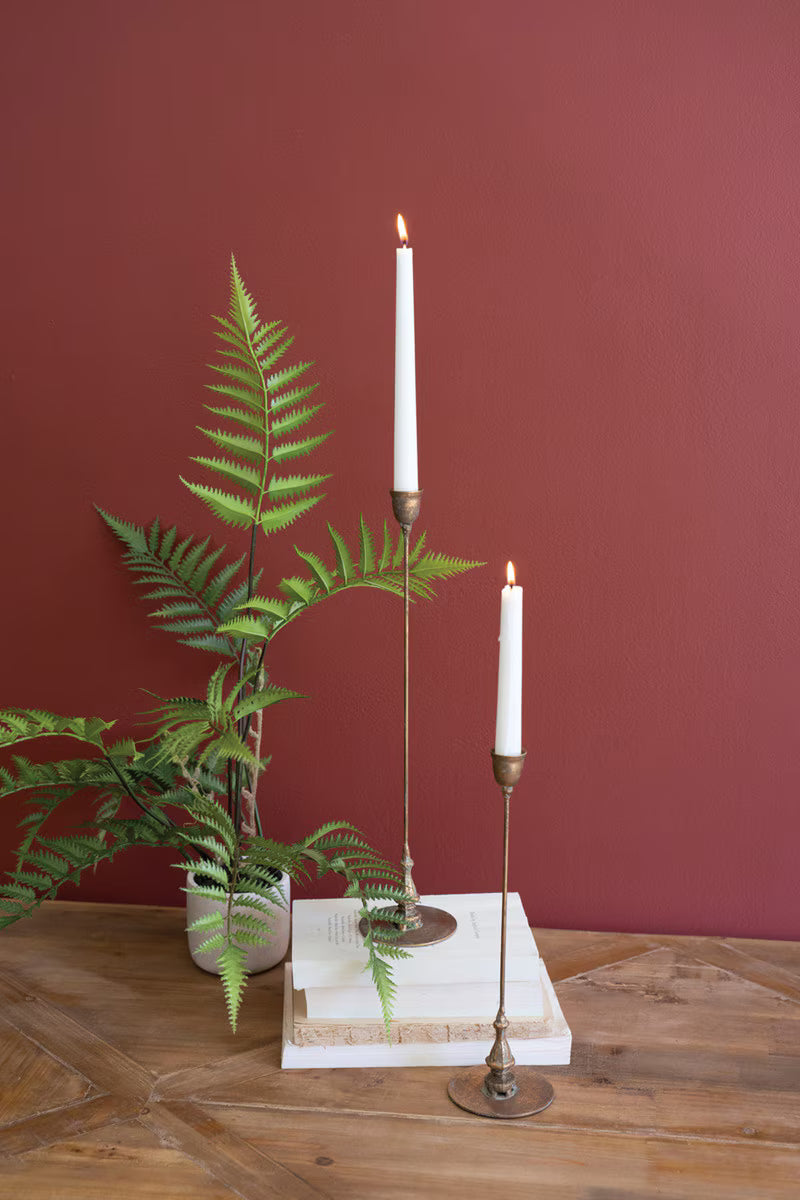 Antique Brass Taper Candle Holder