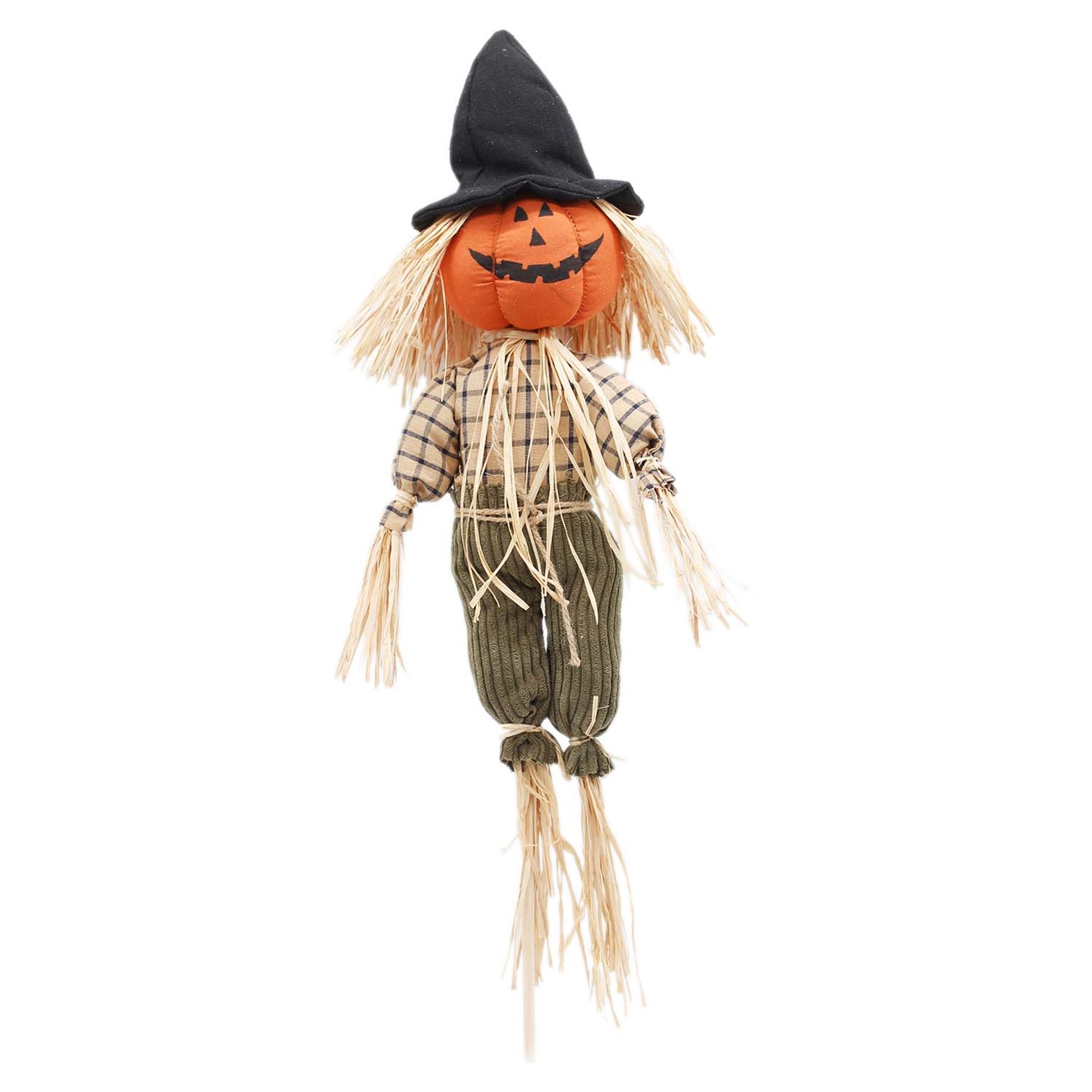 Plush Pumpkin Scarecrow
