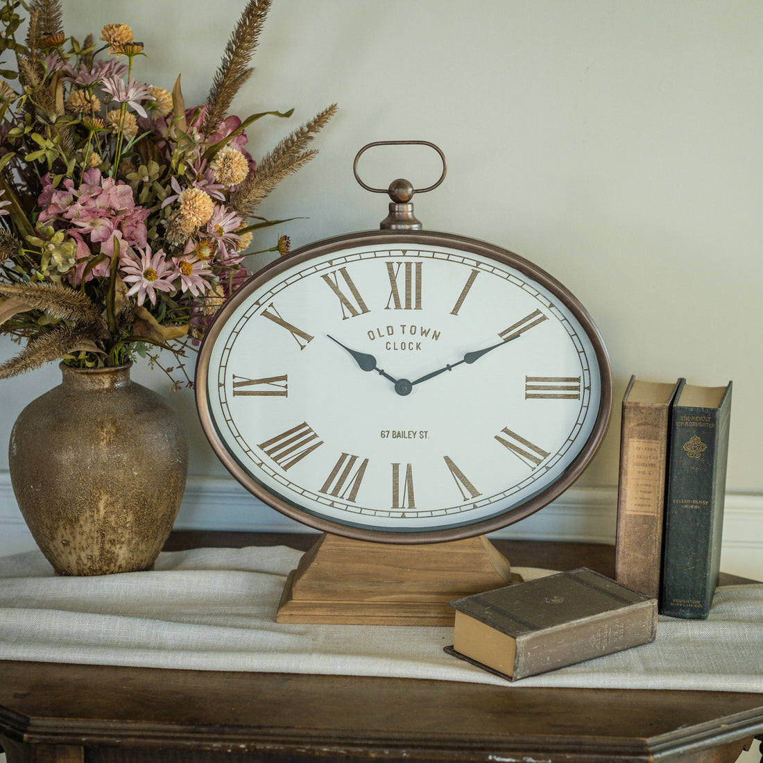 Oval Tabletop Clock