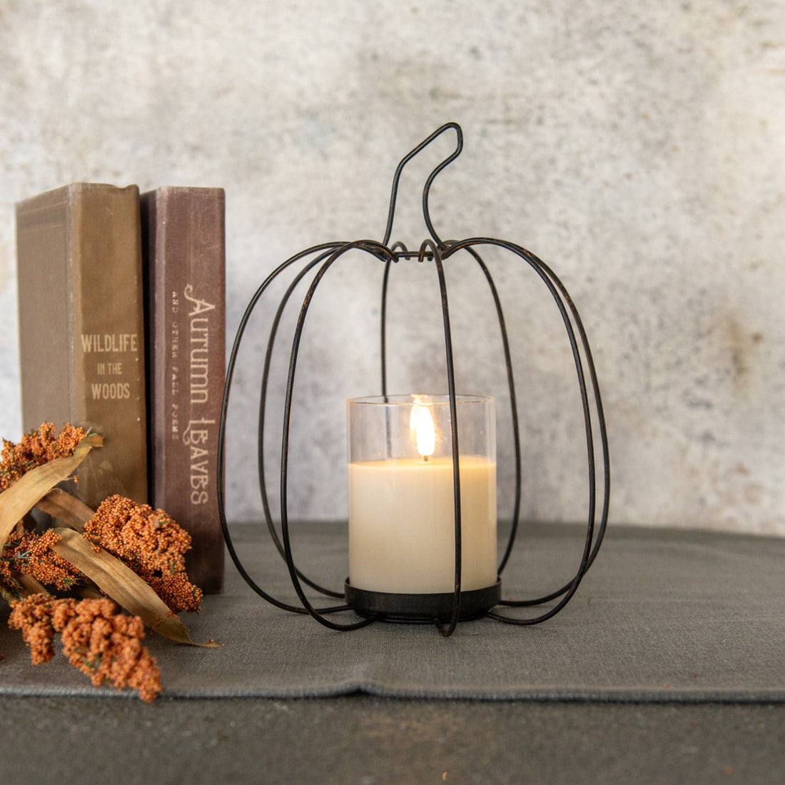 Pumpkin Candle Holder
