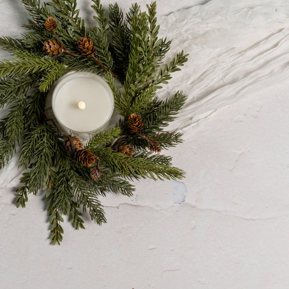 White Spruce Candle Ring