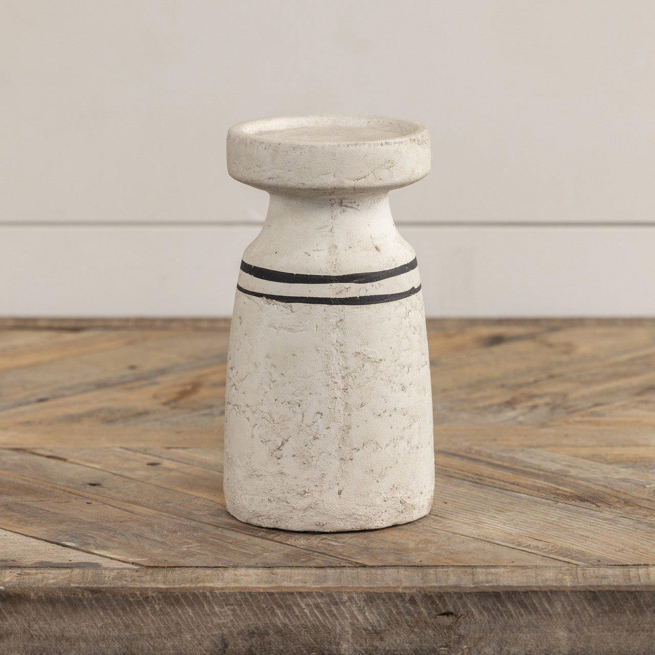 Black/White Pillar Candle