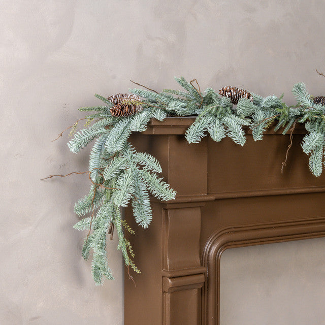 Icy Hemlock & Pine Garland
