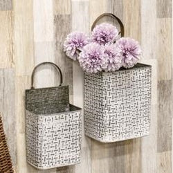 Shabby Chic Buckets