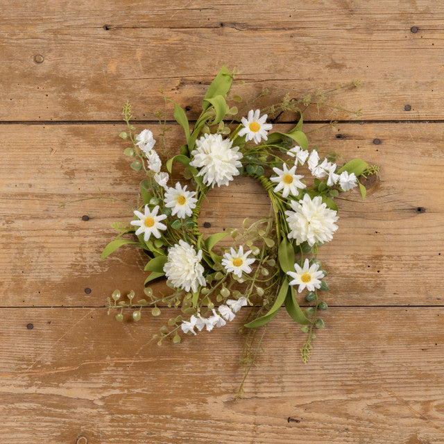 Pom Pom Wildflower Candle Ring