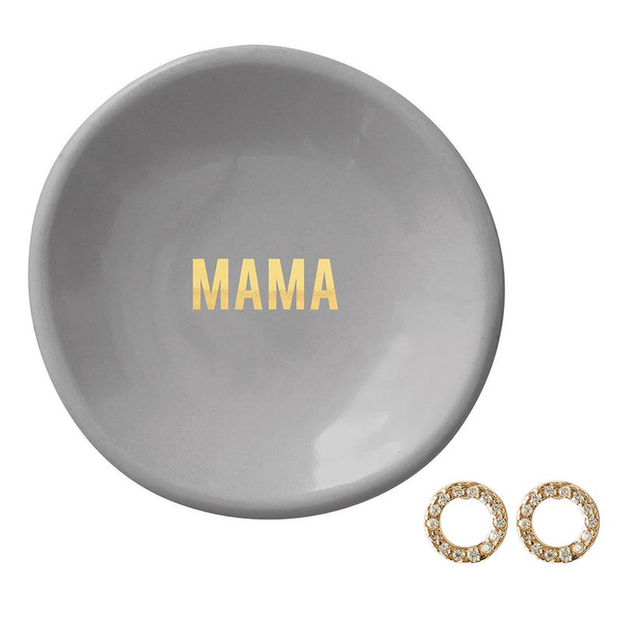 Mama - Dish & Earrings