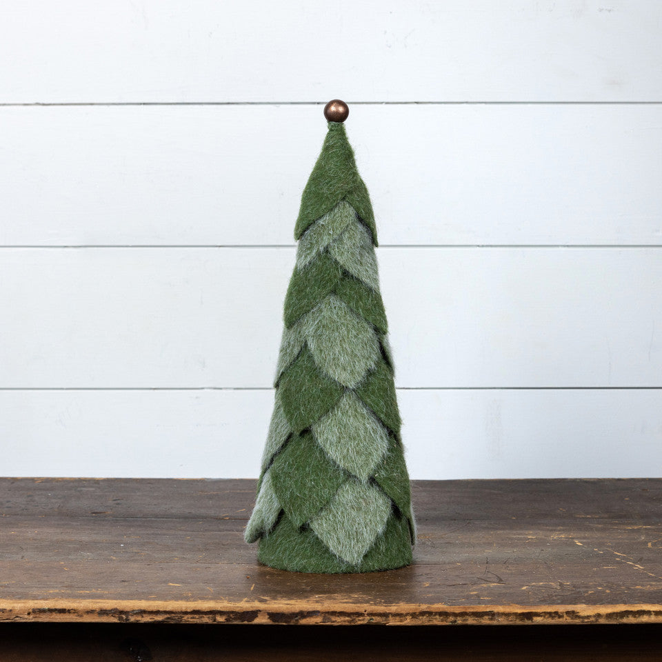 Green Felt Tree
