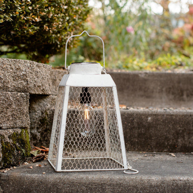 Square Solar Hanging Light
