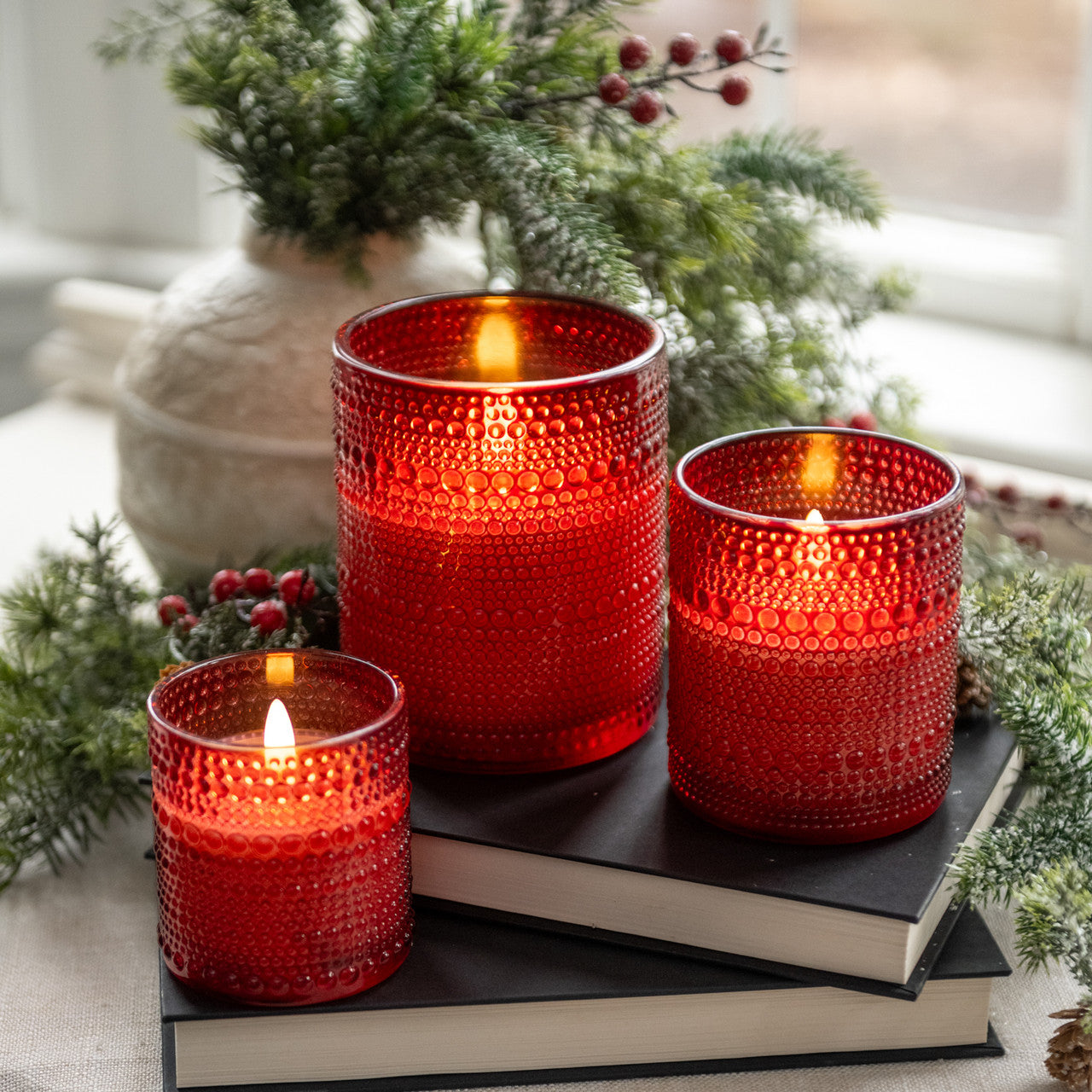 Dotted Glass 3D Candle