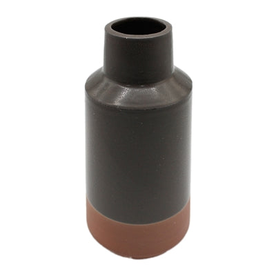 Black/Tan Vase