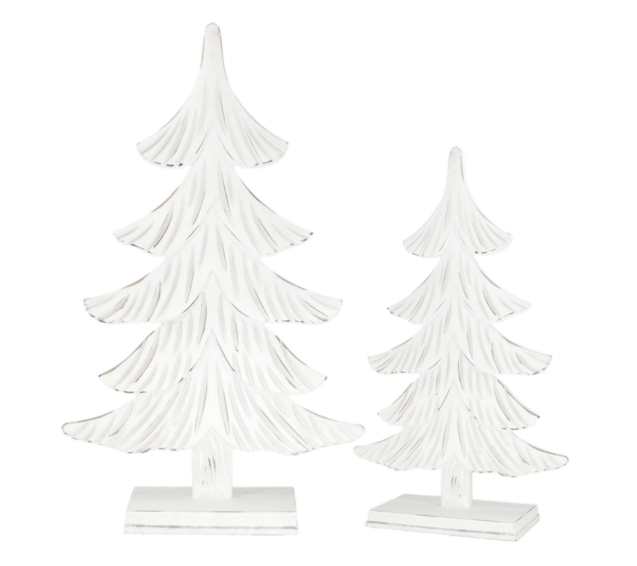 White Textured Tree Stand