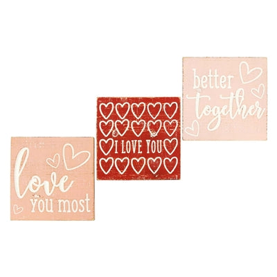 Pink & Red Blocks