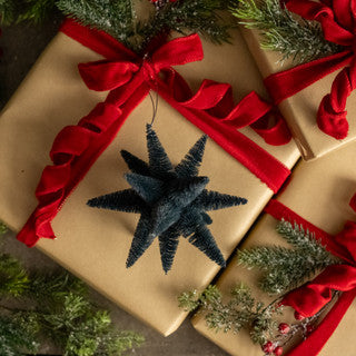 Bottle Brush Star Ornament