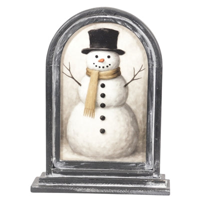 Snowman Arched Frame