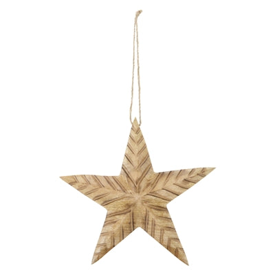Wood Star Ornament