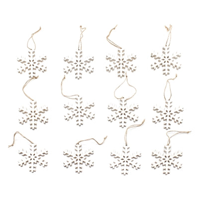 Snowflake Ornament Set -12