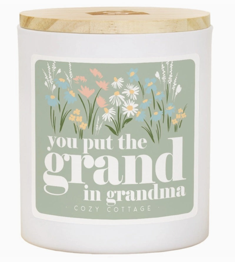 Grand in Grandma Candle