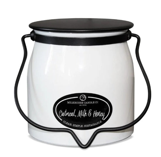 Oatmeal, Milk, & Honey | 16oz Butter Jar