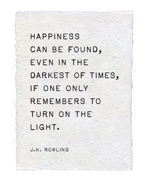 Happiness Can Be Found Paper Print