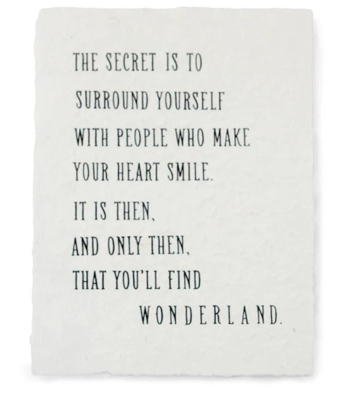 The Secret Is Paper Print