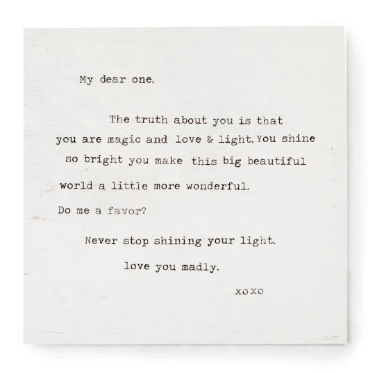 Never Stop Shining Paper Print