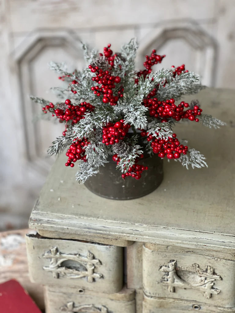 Winterberry Charm Half Sphere