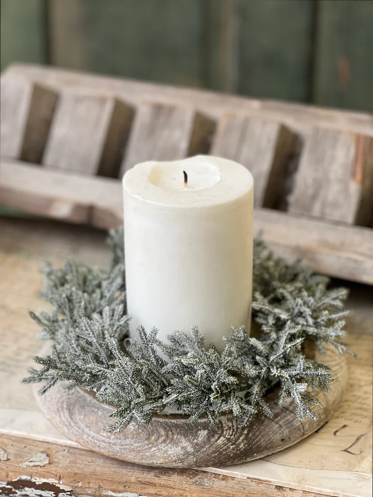 Snowslip Pine Candle Ring