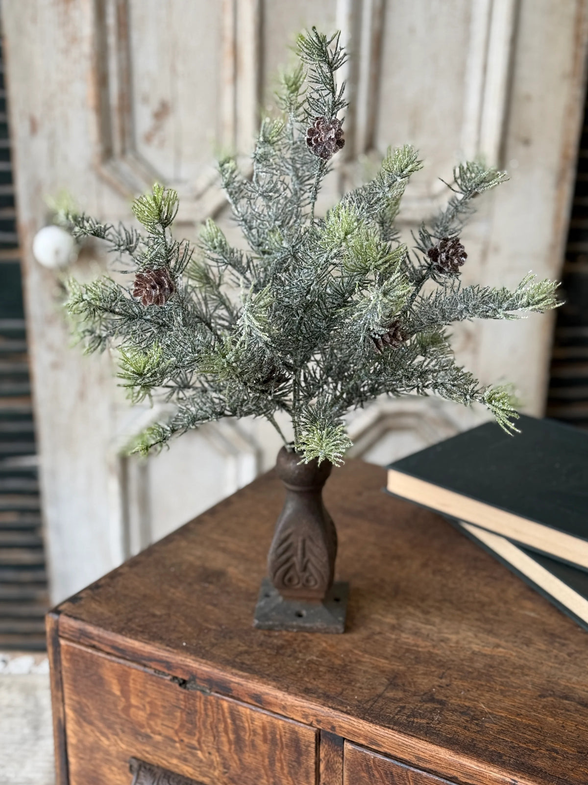 Glitter Laced Cedar Bush