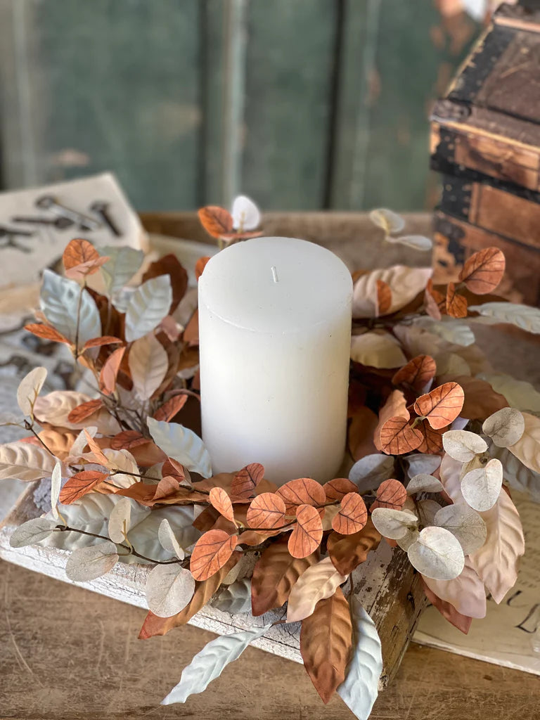 6.5" September Shadows Candle Ring