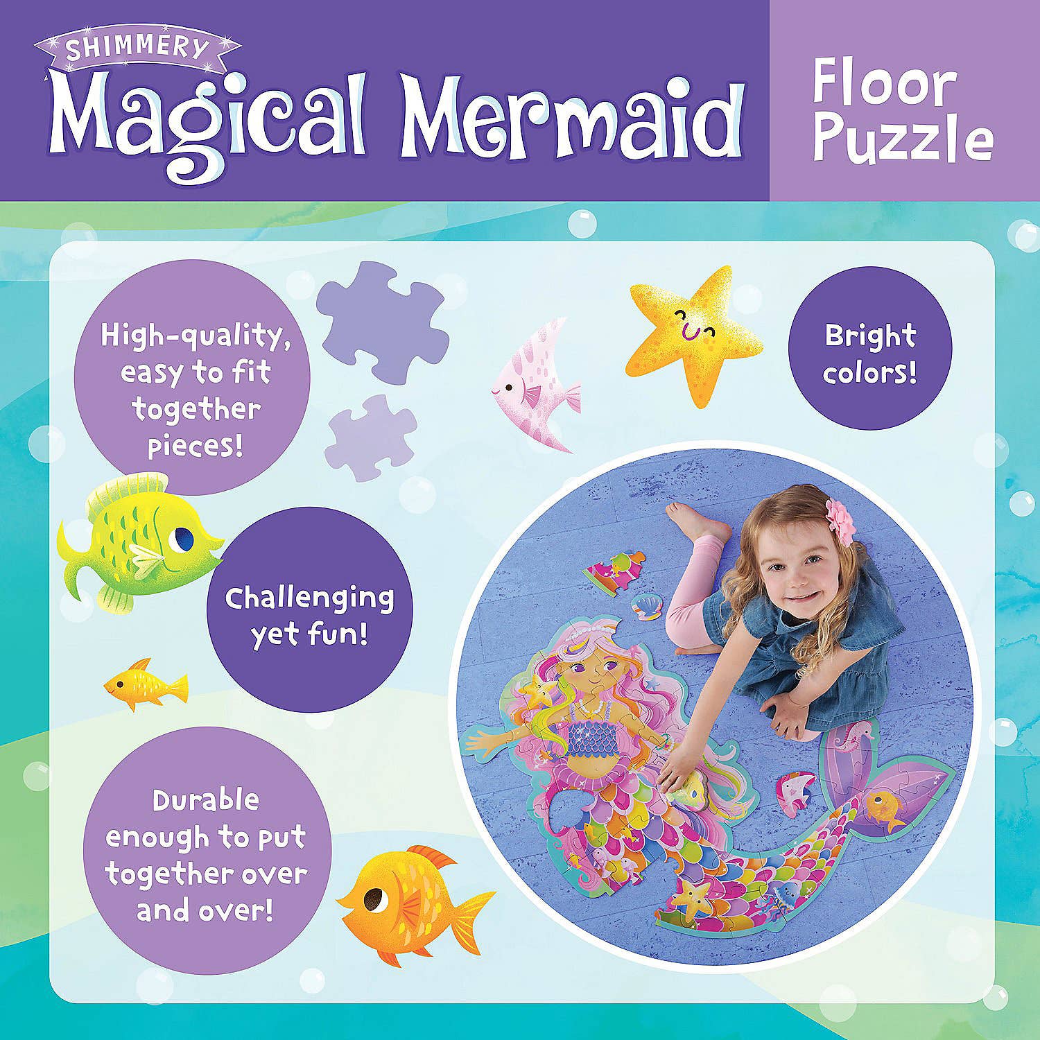 Floor Puzzle: Magical Mermaid
