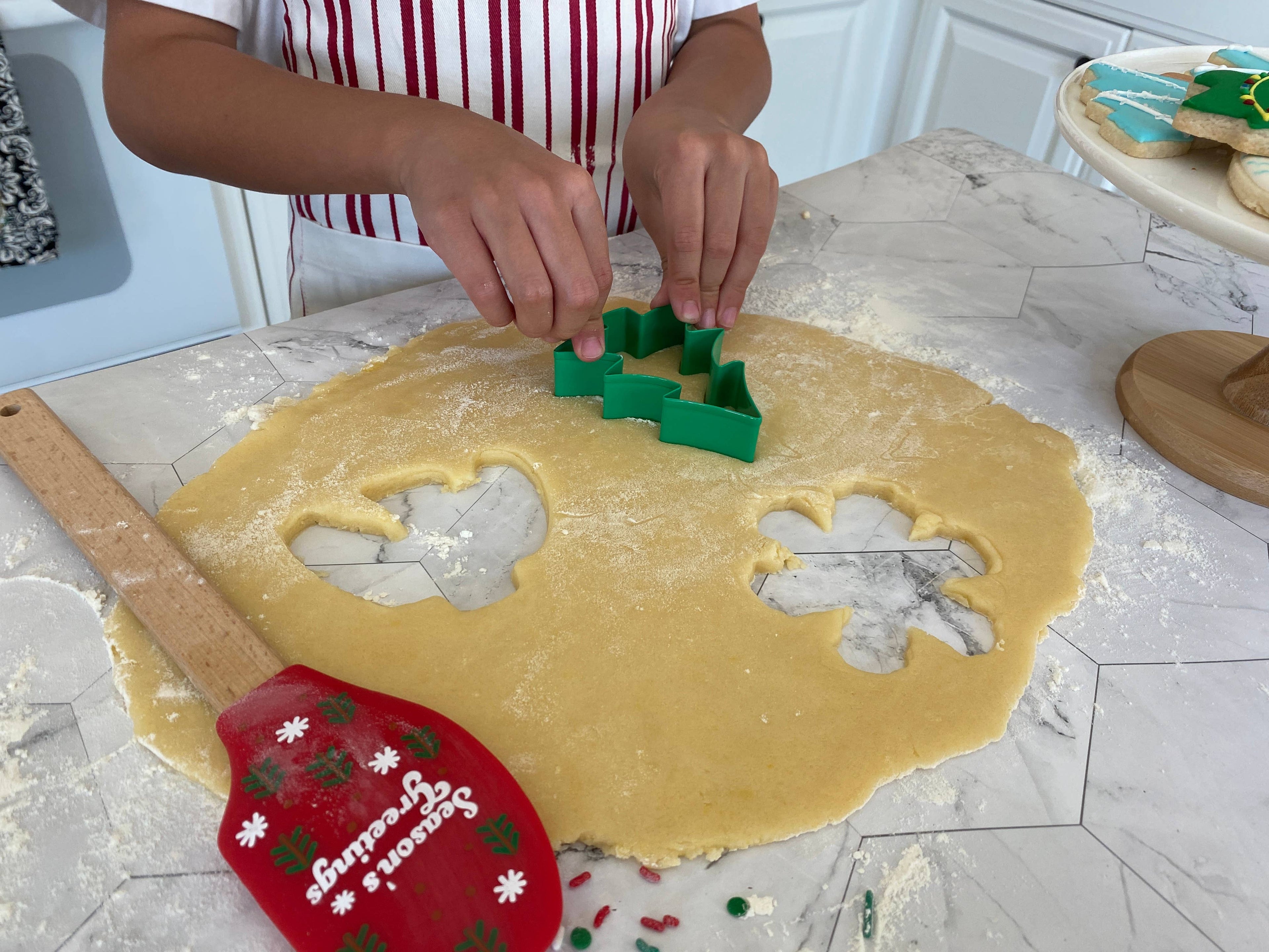 Winter Wonderland Tree Spatula & Cookie Cutter Set