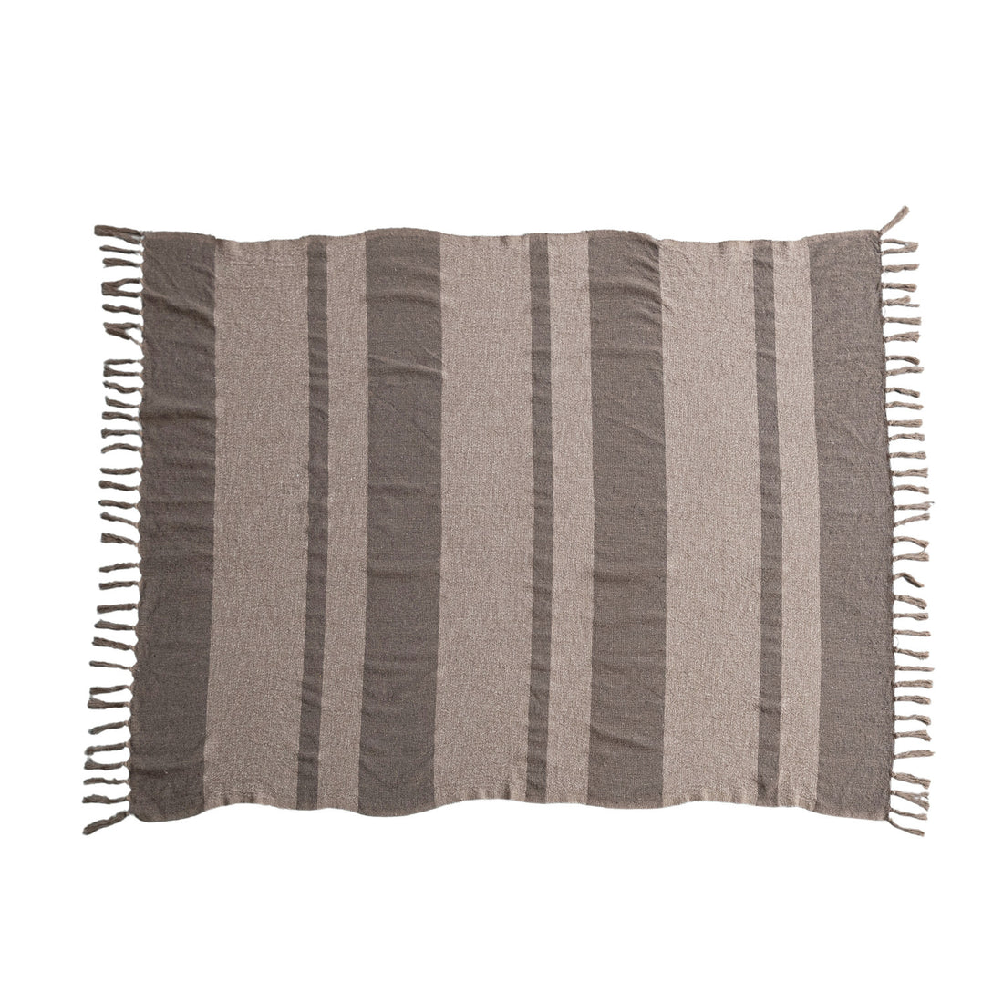 Stripes & Fringe Throw