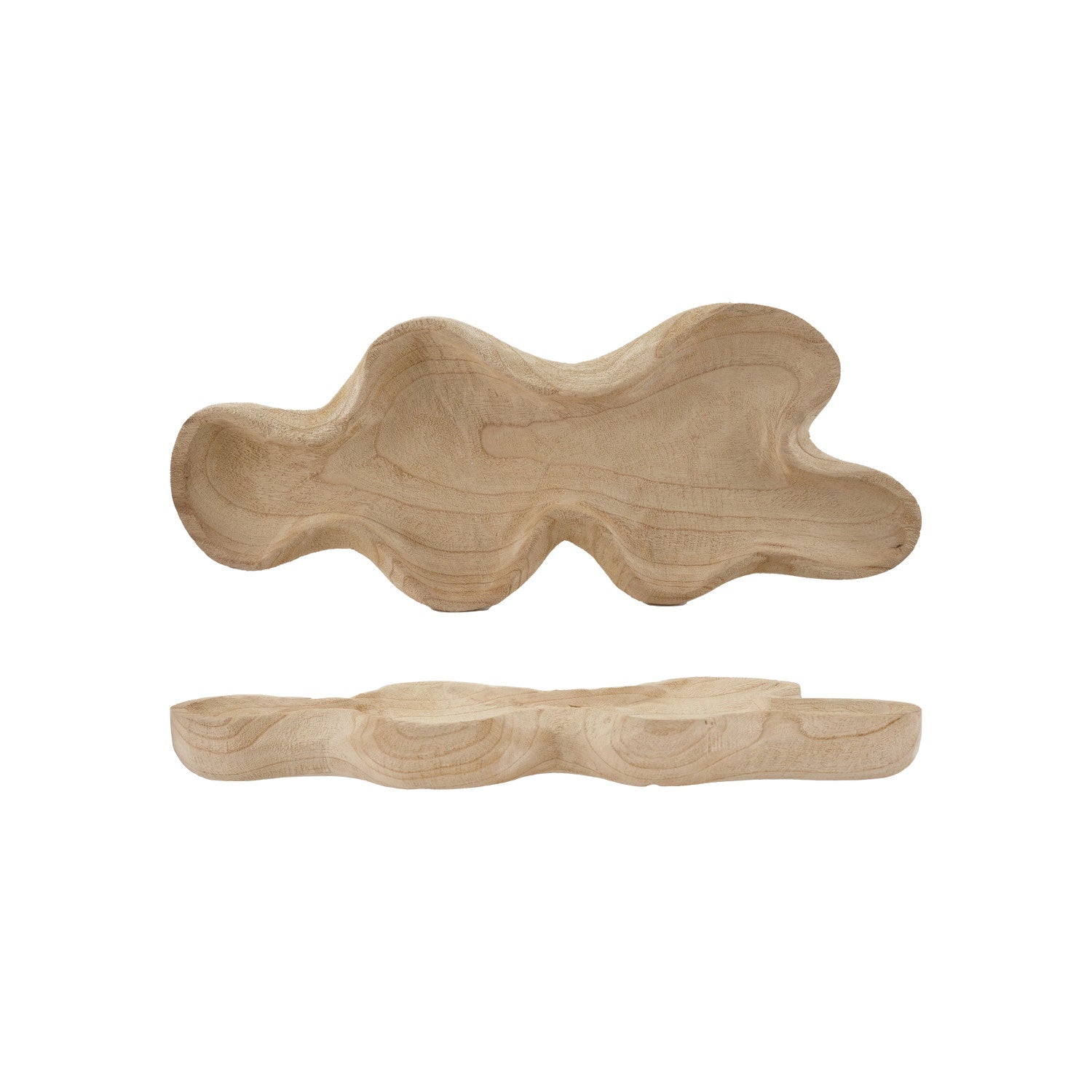 Paulownia Wavy Tray