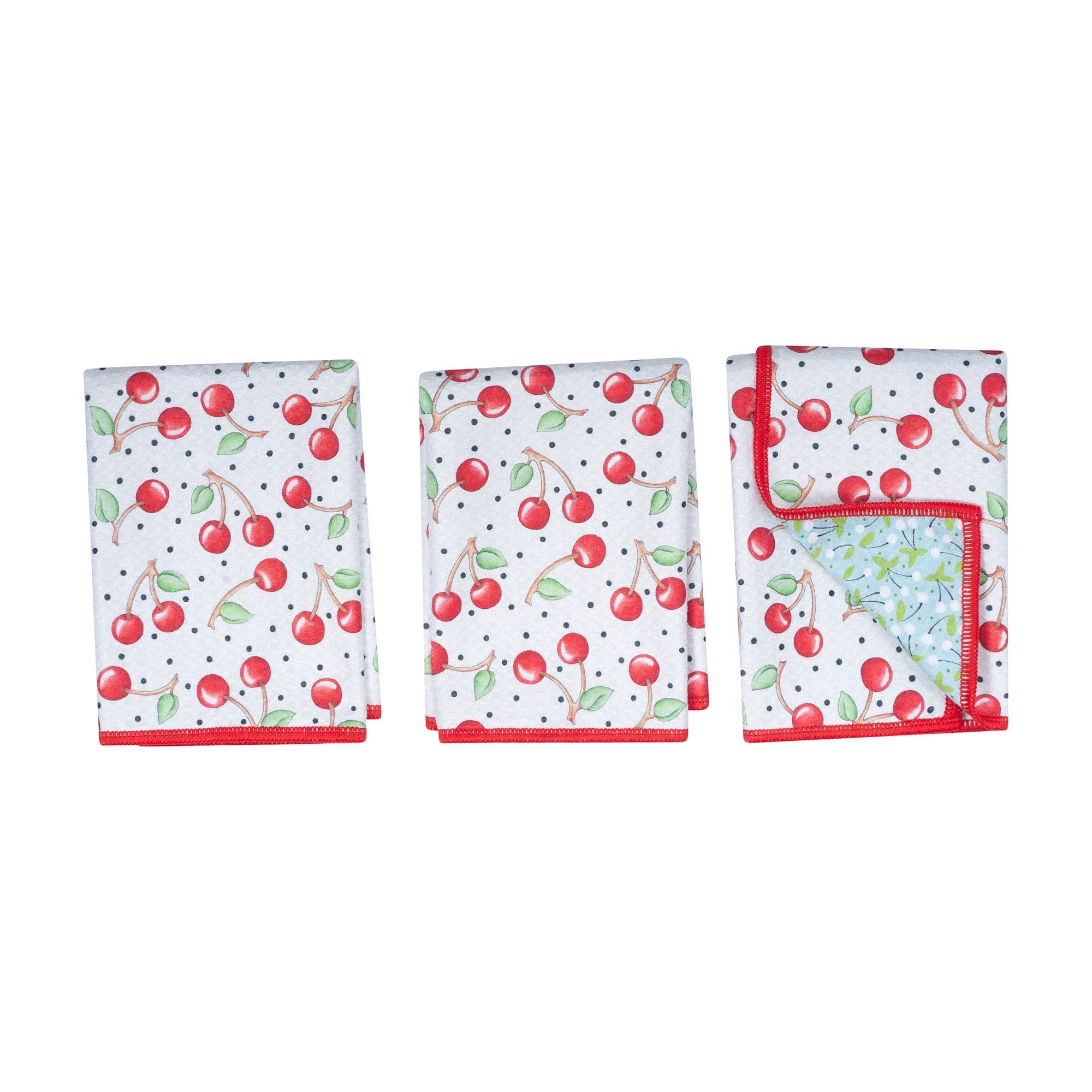 Mighty Mini Towel (Set of 3) Reversible - ME Cherry Harvest