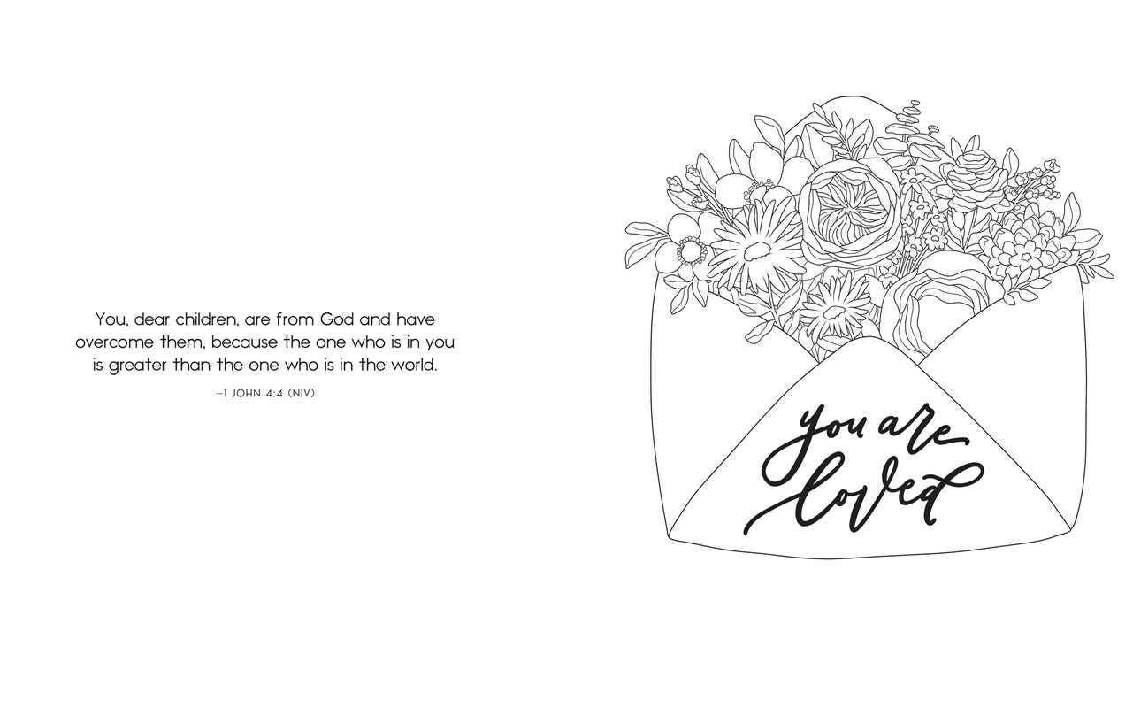 Scriptures and Florals Coloring Book by Allison Loveall