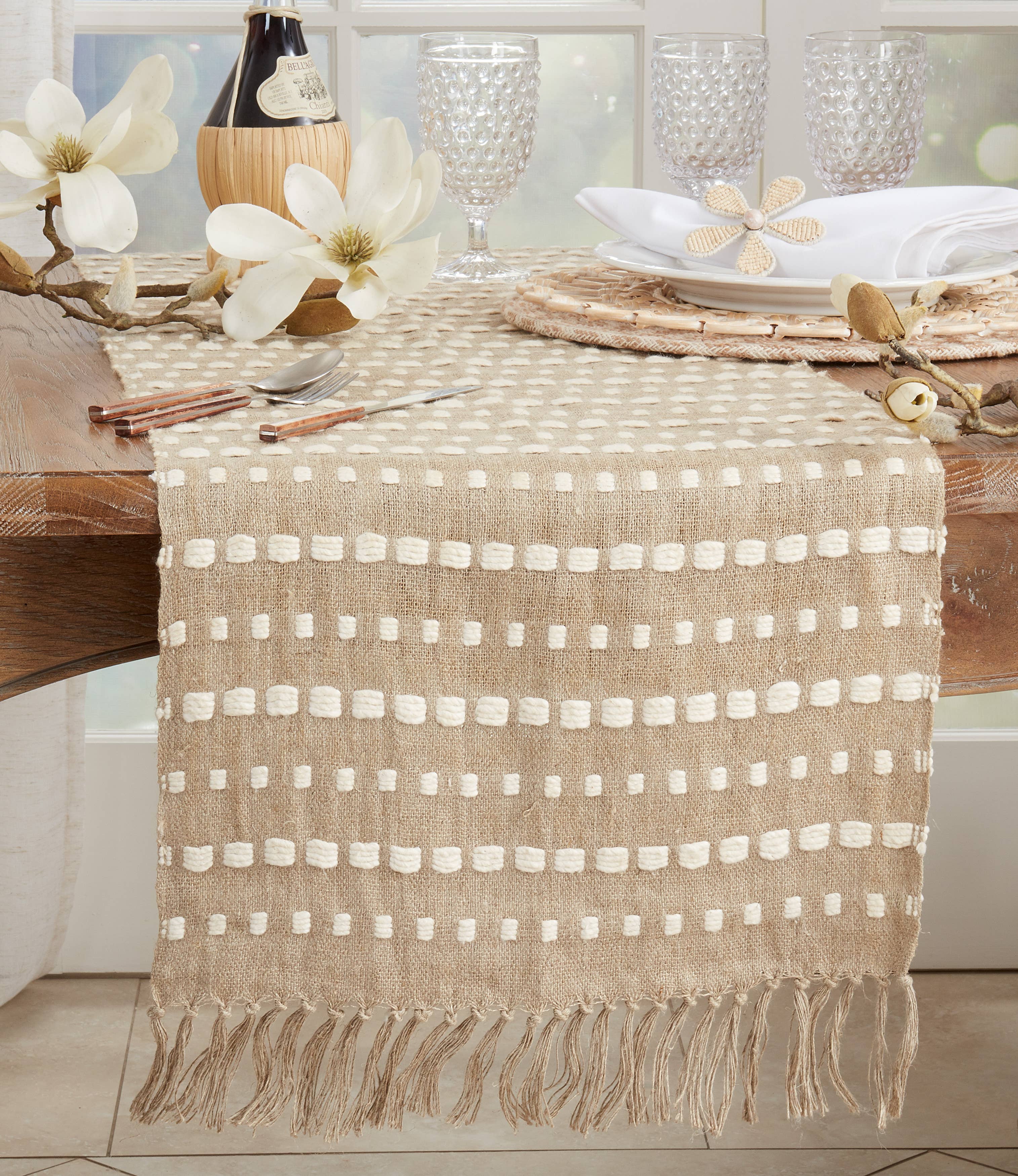 Stitched Stripe Runner