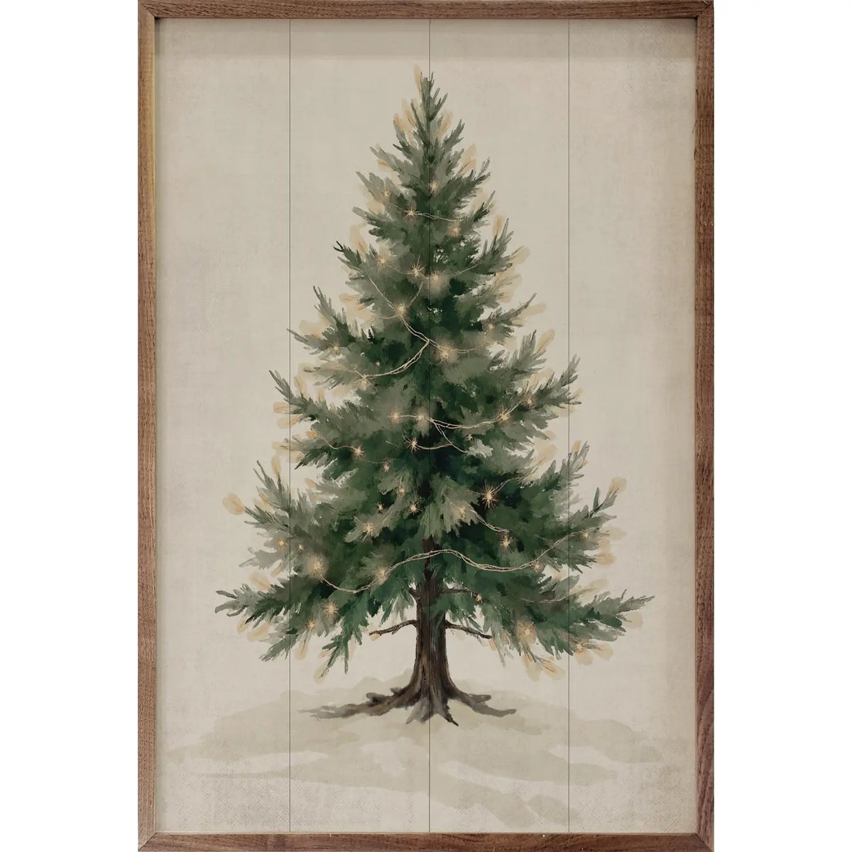 Lighted Pine Tree