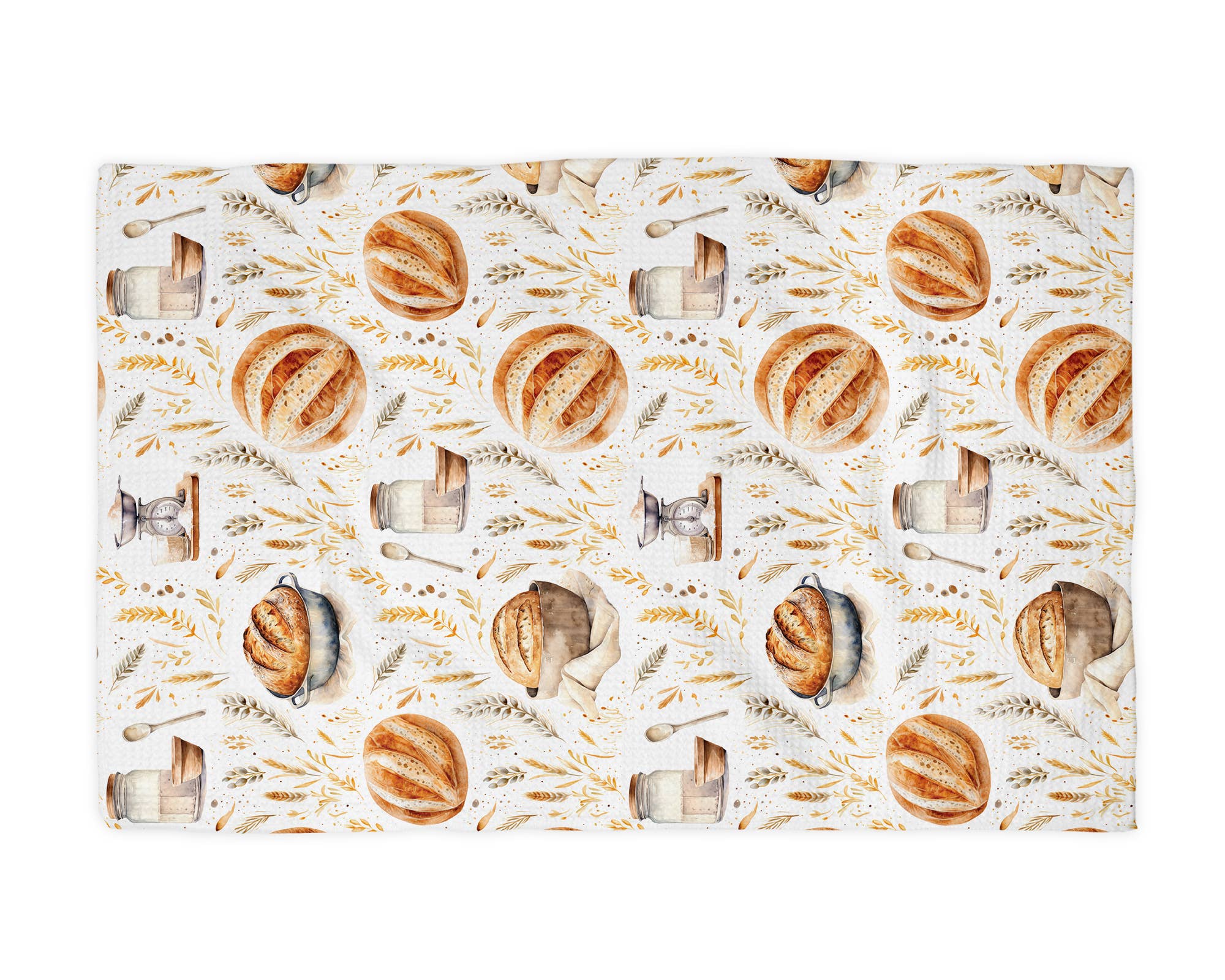Sourdough Bread Baking Baker Homestead Kitchen Towel Waffle