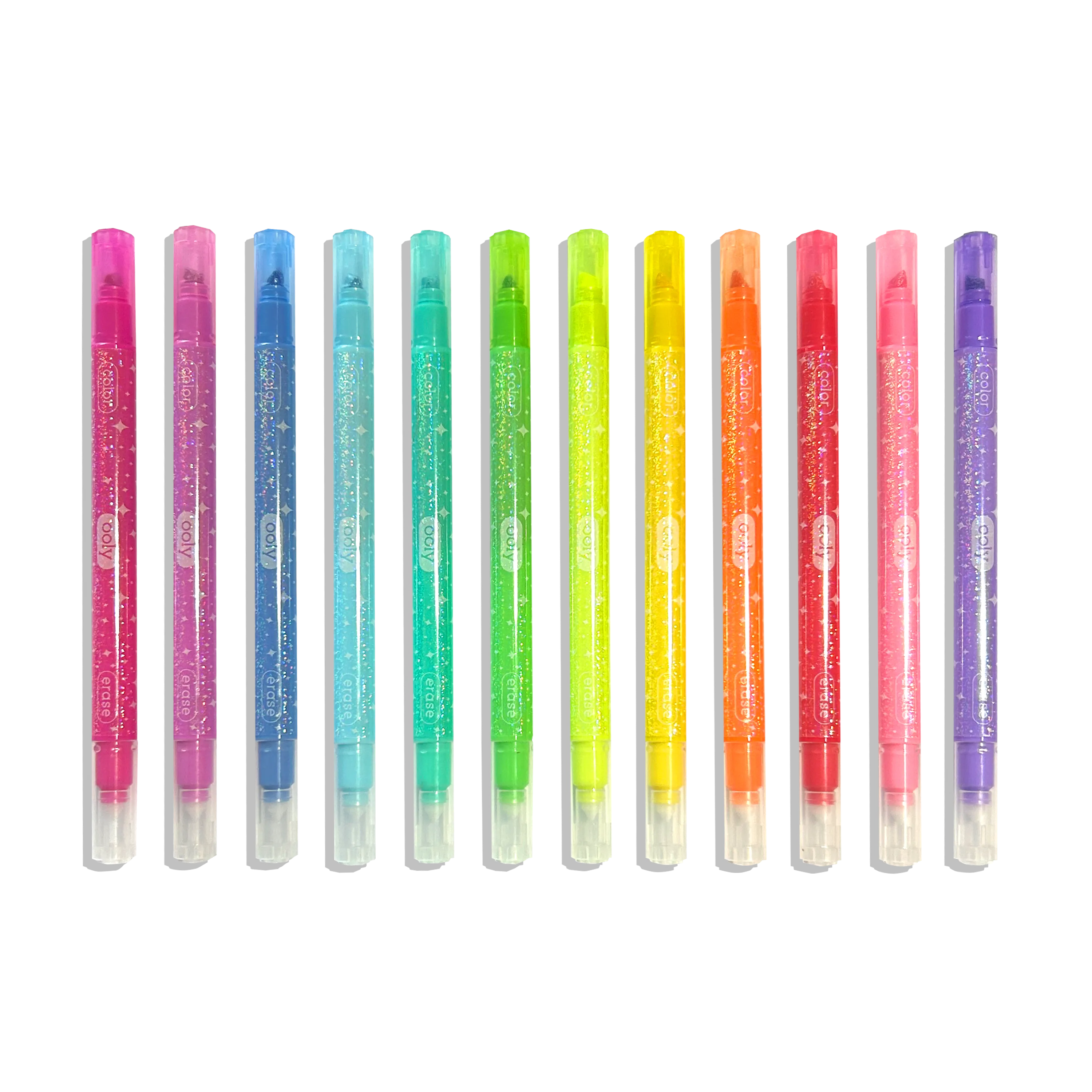 Make no Mistake! Glittery Erasable Markers - Set of 12