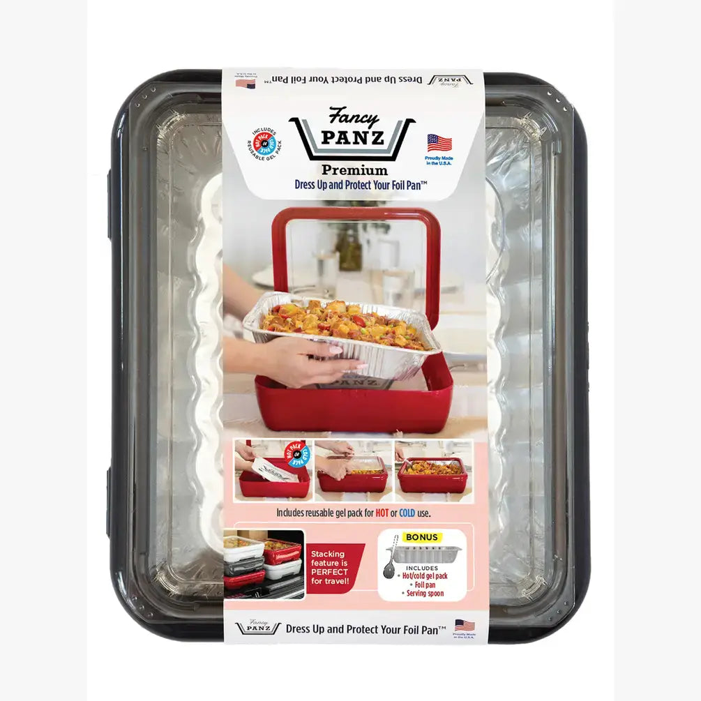 Premium Set - Pan Frame w/ Lid & Gel Pack - Charcoal