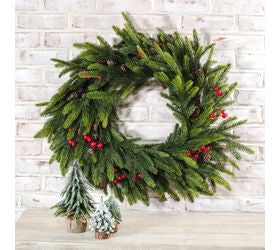 Red Berry Spruce Wreath