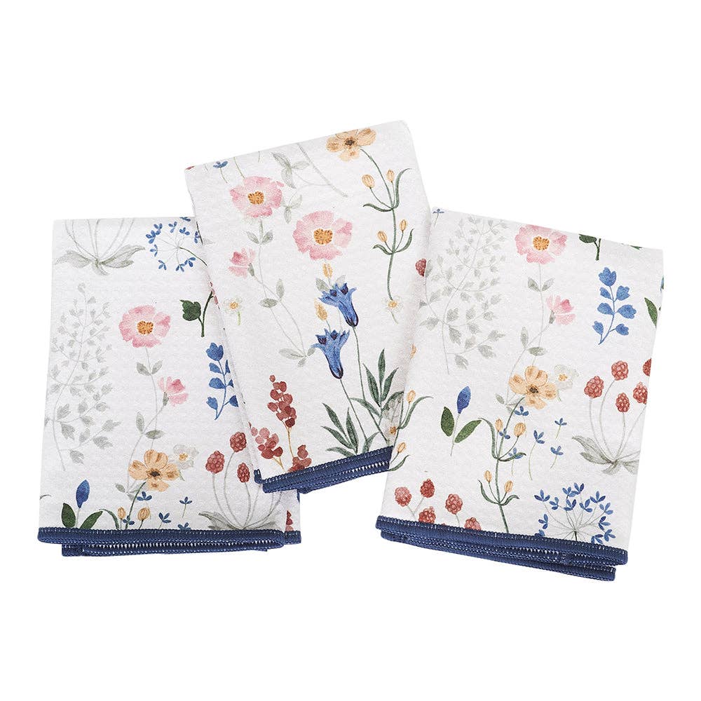 Mighty Mini Towel (Set of 3) - Serenity Floral